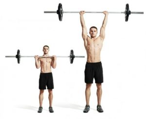 101 best workouts the best full body muscle workout overhead press